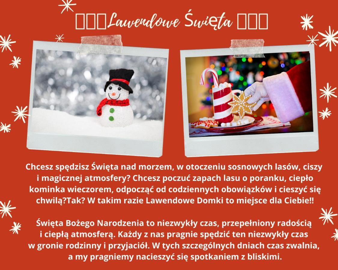Lawendowe Domki 드지우노웨크 외부 사진