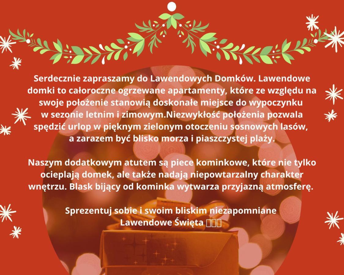 Lawendowe Domki 드지우노웨크 외부 사진